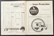 Load image into Gallery viewer, 1971 Pinecrest Speedway O'Keefe Trophy Stock Car Race Program Driver Lineup Vtg