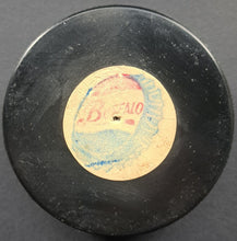 Load image into Gallery viewer, c1960s Buffalo Bisons Game Puck Pepsi Logo Art Ross Tyer Rubber AHL Vintage