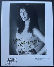 Load image into Gallery viewer, Kathy Mattea Signed Autographed 1992 Fan Club Publicity Photo Country Bluegrass