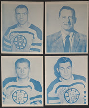 Load image into Gallery viewer, 1957 Boston Bruins NHL Hockey Team Photos Set Player Vintage