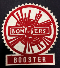 Load image into Gallery viewer, Vintage 1960's Flin Flon Bombers SJHL Hockey Booster Patch Crest NOS Unused