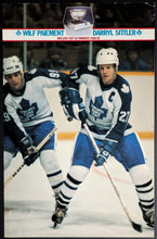 Load image into Gallery viewer, 1980-81 Wilf Paiement Darryl Sittler Molson Cup Toronto Maple Leafs Poster NHL