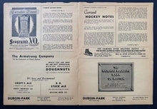 Load image into Gallery viewer, 1939 Stanley Cup Semi-Final Boston Garden Playoff Program Hockey NHL Bruins