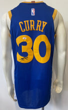 Load image into Gallery viewer, Steph Curry Autographed Golden State Warriors Basketball Jersey Signed NBA PSA