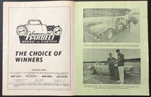 Load image into Gallery viewer, 1971 Pinecrest Speedway O'Keefe Trophy Stock Car Race Program Driver Lineup Vtg