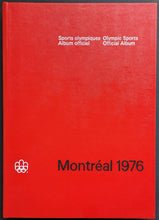 Load image into Gallery viewer, 1976 Montreal Summer Olympics Games Official Sports Album Hardcover IIOC Vintage
