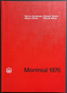 1976 Montreal Summer Olympics Games Official Sports Album Hardcover IIOC Vintage