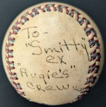 Load image into Gallery viewer, 1949 Official International League Baseball Autographed By Famous Umpires Signed