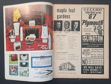 Load image into Gallery viewer, 1967 Stanley Cup Playoff Program Game 3 Toronto Maple Leafs Blackhawks NHL VTG