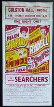 Load image into Gallery viewer, 1963 Colston Hall Rock Concert Handbill + Ticket Order The Searchers VTG Music