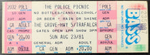 Load image into Gallery viewer, 1981 Police Concert Ticket + Staff Parking Pass Iggy Pop The Go Gos The Grove