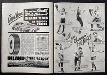 Load image into Gallery viewer, 1939 Wrigley Field NFL Program + Ticket Chicago Bears Vs Green Bay Packers Vtg