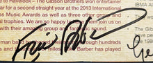 Load image into Gallery viewer, The Gibson Brothers + Ambush Blue Grass Band Autographed Promo Card Signed