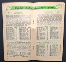 Load image into Gallery viewer, 1968 Professional Baseball Guide With Schedules, Awards, And Statistics MLB