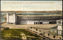 Load image into Gallery viewer, Early 1900's Era Hanlan's Point Stadium Postcard Babe Ruths 1st Pro Home Run