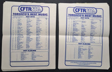 Load image into Gallery viewer, 1987 Toronto 680 AM CFTR Radio Music Charts Elton John INXS Rock & Roll Vintage