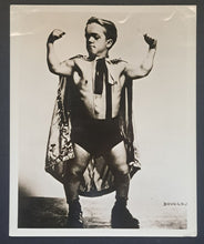 Load image into Gallery viewer, Pee Wee James Vintage Photo B&W Canadian Midget Wrestling Wrestler Sabourin