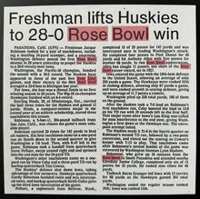 Load image into Gallery viewer, 1982 Rose Bowl Football Program Washington Huskies Iowa Hawkeyes Vintage NCAA