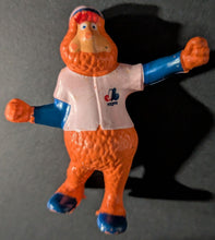 Load image into Gallery viewer, Set Of 4 MLB Montreal Expos Mascot Youppi PVC Figures 1986 Gulf Canada Gas Vtg
