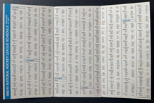 Load image into Gallery viewer, 1980/81 Vintage Mutual Life Full NHL Hockey Schedule