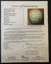 Load image into Gallery viewer, MLB 500 HR Club Signed x11 Rawlings Baseball Mantle Mays Williams Autos JSA LOA