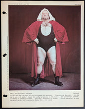 Load image into Gallery viewer, c1972 Lot of 22 Different Wrestling Photos Issued by Dimanche Vintage Sports