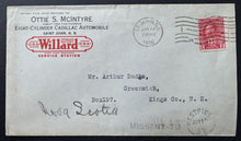 Load image into Gallery viewer, 1916 Original Letter + Envelope From Canadian Dealer For The 8 Cylinder Cadillac