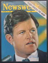 Load image into Gallery viewer, Ted Kennedy Autographed Newsweek Magazine Cover Signed American Politician USA