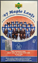 Load image into Gallery viewer, 1967 Toronto Maple Leaf Upper Deck 40th Anniversary Commemorative Card Box Set