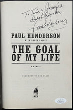Load image into Gallery viewer, Paul Henderson Autographed Signed The Goal of my Life Book NHL Canada Hockey JSA