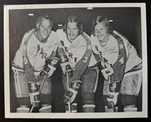 Load image into Gallery viewer, Gordie Marty Mark Howe Multi Signed 1975 Houston Aeros Autographed Photo JSA LOA