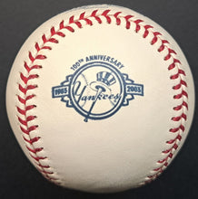 Load image into Gallery viewer, 2003 New York Yankees 100th Anniversary Official Rawlings MLB Original Baseball