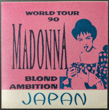 Load image into Gallery viewer, 1990 Madonna Blond Ambition World Tour Japan Material Vintage Sticker Pop Music
