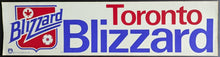 Load image into Gallery viewer, Circa 1980s NASL Toronto Blizzard Bumper Sticker Vintage Soccer Unused