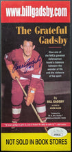 Load image into Gallery viewer, Bill Gadsby Autographed Signed Promo Card Detroit Red Wings NHL Hockey JSA COA