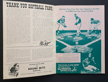 Load image into Gallery viewer, 1964 Eddie Feigner The King And His Court Program Softball Pitcher Entertainer