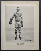 Load image into Gallery viewer, 1934/35 CCM Photo Frank Boucher NHL Hockey New York Rangers HOFer Vintage