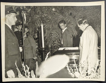 Load image into Gallery viewer, 1948 Babe Ruth Funeral Type 1 Photo Silver Gelatin Open Casket RMY Auction LOA