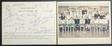 Load image into Gallery viewer, Oshawa Green Gaels Lacrosse '68 Team Photo Autographed Minto Cup Champion Signed