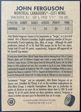 Load image into Gallery viewer, 1995/96 Parkhurst Hockey John Ferguson Autographed Signed Card Missing Link