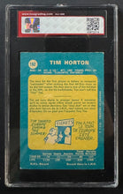 Load image into Gallery viewer, 1969-70 O-Pee-Chee #182 Tim Horton Hockey Card KSA 5.5 EX+ Toronto Maple Leafs
