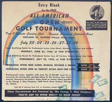 Load image into Gallery viewer, Entry Info + Application PGA 1945 Tam O’Shanter National Open Byron Nelson