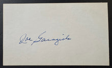 Load image into Gallery viewer, Joe Garagiola Signed Autographed Index Card Baseball Catcher Announcer MLB
