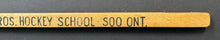 Load image into Gallery viewer, 1970s NHL Esposito Brothers Hockey School 27" Mini Stick Soo Ontario Phil Tony