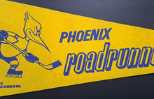 Load image into Gallery viewer, 1974/75 Phoenix Roadrunners Initial Season In WHA Vintage Full Sized Pennant
