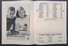 Load image into Gallery viewer, 1964 Detroit Olympia Stanley Cup Program Red Wings Toronto Maple Leafs Hockey