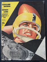 Load image into Gallery viewer, Orange Bowl Festival NFL Game Cleveland Bowns Vs Detroit Lions Program Football