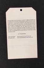 Load image into Gallery viewer, 1999 Toronto Maple Leafs Hockey Technical Pass NHL From Last Game At Gardens