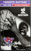 Load image into Gallery viewer, 1995/1996 Toronto Raptors Inaugural Season Pocket Schedules x8 Variations NBA