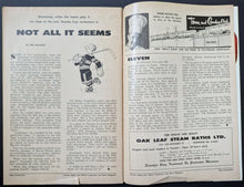 Load image into Gallery viewer, 1962 Toronto Maple Leafs New York Rangers Maple Leaf Gardens Program Vintage NHL